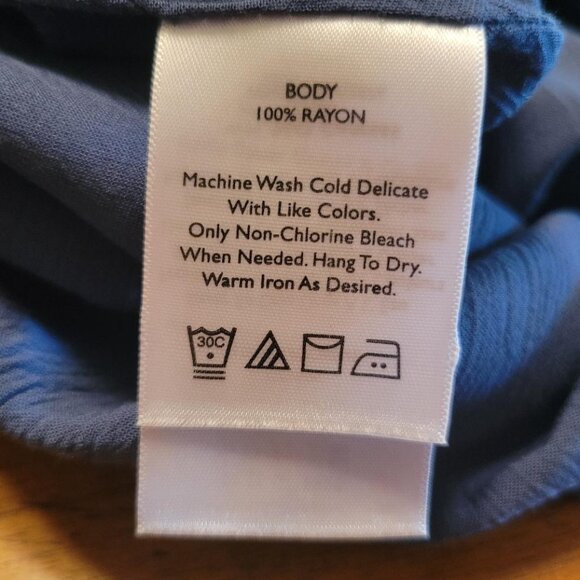 Eddie Bauer Smoky Blue Sleeveless Top - Picture 7 of 9